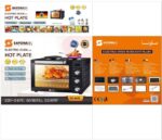 Sayona 45L Electric Oven, Large Capacity - Black - Image 4