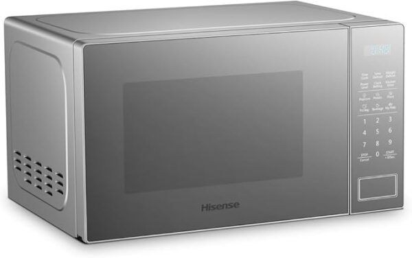 Hisense 20L Microwave Oven, Mirror Digital Microwave - Silver / Black - Image 3