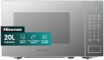Hisense 20L Microwave Oven, Mirror Digital Microwave - Silver / Black - Image 2