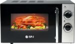 SPJ Microwave Oven 20L 700W With 6 Power Levels, Child-Safety-Lock, Defrost Function, 30 Minutes Timer, Express Cook, Easy to Use, Good For Home & Business.