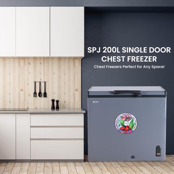 SPJ Deep Freezer 260Litres, Powerful Compressor, Energy Efficient Cooling