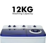 SPJ 12KG Semi Automatic Washing Machine, Top Loader, Washing Machine Automatic, Washer & Dryer and Transparent LID, Energy Saving - 1 Year Warranty - Image 2