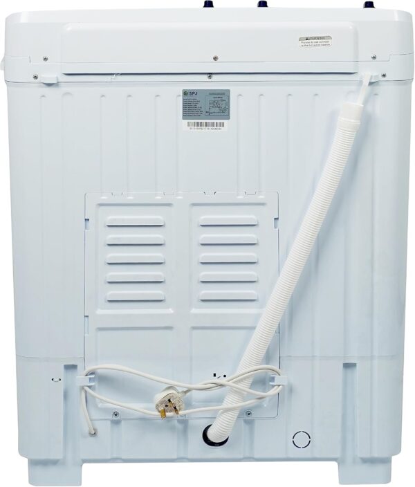 SPJ 15KG Semi Automatic Washing Machine, Top Loader Semi Automatic Washing Machine, Washing Machine Automatic, Washer & Dryer and Transparent LID, Energy Saving - 1 Year Warranty - Image 5