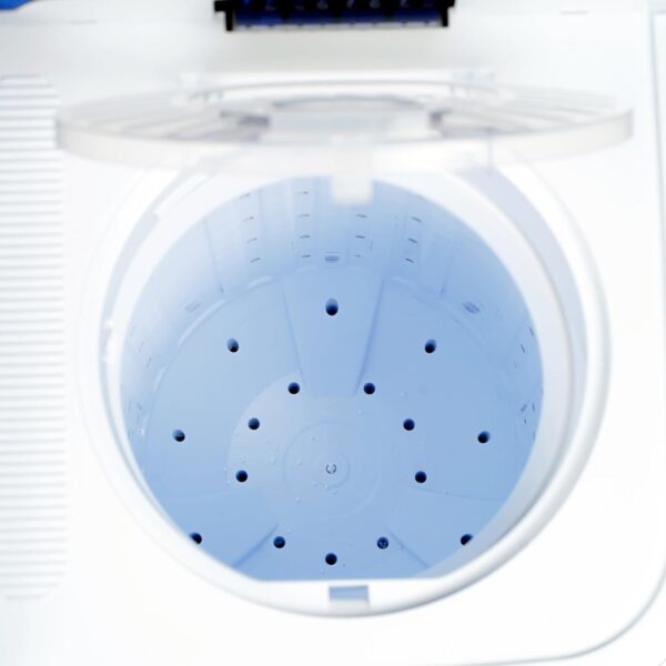 SPJ 10KG Semi Automatic Washing Machine, Top Loader, Washing Machine Automatic, Washer & Dryer and Transparent Lid, Energy Saving - 1 Year Warranty