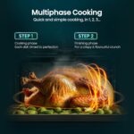 Hisense Microwave Oven 25L, Mirror Digital Microwave - Silver / Black - Image 6