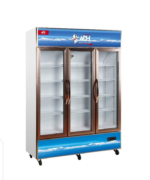 ADH 835L 3 Door Display Refrigerator - White - Image 3