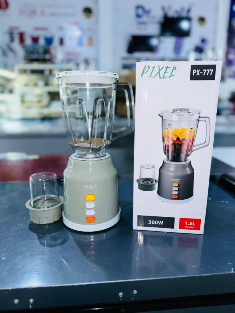 Pixel 1.5Liters Blender 2 In 1, 1.5 Liters Jar plus Small Jar For Blending Cereals.