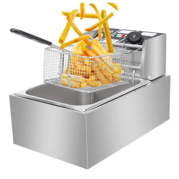 Pixel Deep Fryer 6Litres, Chips frying Machine, Stainless Steel, Adjustable thermostat, Overheat protection - Image 7