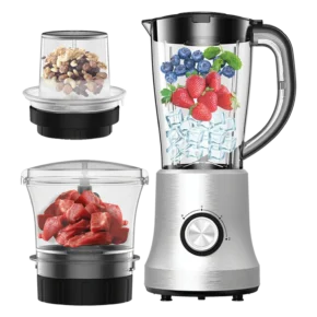 Sayona Blender 3 in 1 With Meat Grinder, 500W- SB-4409