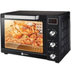 Sayona 45L Electric Oven, Large Capacity - Black