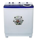 SPJ 9KG Semi Automatic Washing Machine, Top Loader Twin Tub Washer & Dryer, Energy Saving, Powerful Motor, Transparent Lid, Low Noise– 1 Year Warranty
