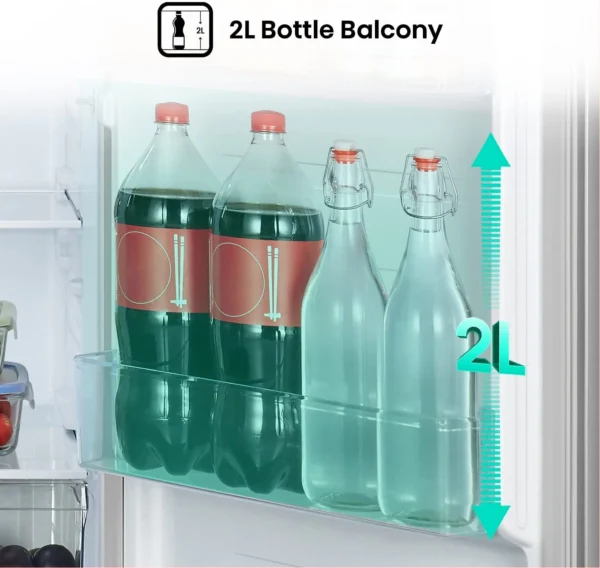 Hisense 200L Double Door Fridge - Silver