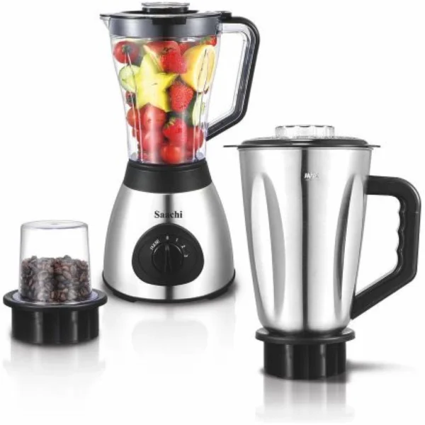 Saachi 3 In1 Double Jar Blender