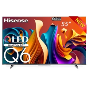 Hisense 55 Inch TV 4K QLED 6N VIDAA Smart
