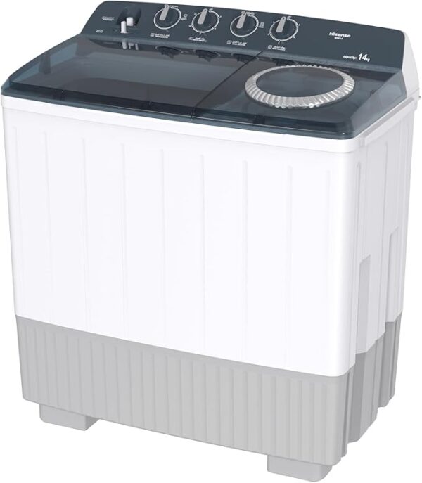 Hisense 14kgTwin Tub Washing Machine, Semi-Automatic – 3years Warranty - Image 4