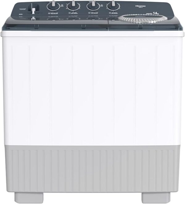 Hisense 14kgTwin Tub Washing Machine, Semi-Automatic – 3years Warranty - Image 5