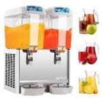 Commercial Double Juice Dispenser And Cooler –36Liters 2 Tap