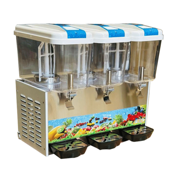 Snowhite Triple Juice Dispenser - White