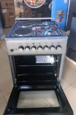 SPJ Cooker With 2 Gas Burners + 2 Electric Plates, Premium Cooker with Electric Oven, Stainless Steel, 50X50cm (Made in Turkey) - Image 5