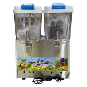Commercial Double Juice Dispenser And Cooler