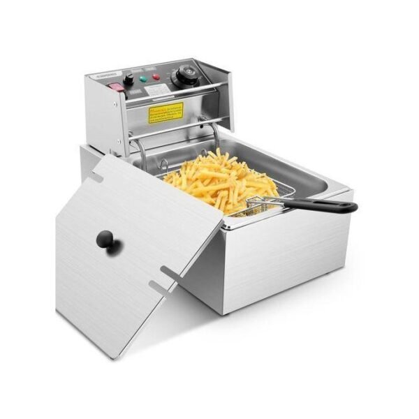 Pixel 3 Liters Commercial Deep Fryer Stainless Steel - Stainless