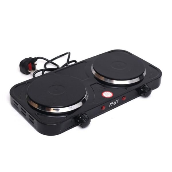 Pixel Electric Hot Plate Double (Black)