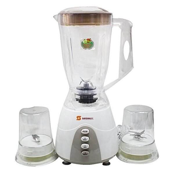 Sayona Quality Unbreakable Blender With 2 Mill Grinders