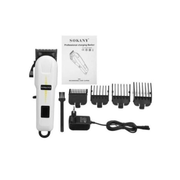 Sokany Rechargeable Hair Clipper - White