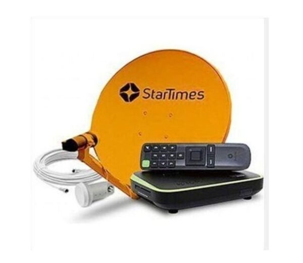 Startimes full kit Satellite dish decoder - black