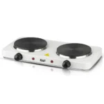 RAF Stainless Steel Electric Hot Plate Double Burners, 2000W, Adjustable Temperature Control For five levels