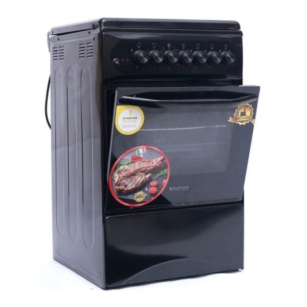 Blueflame C5031E-B- 3 Gas + 1 Electric Plate Gas Cooker & Oven 50*50Cm - Black