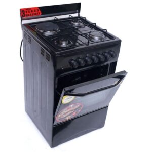 Blueflame Cooker & Oven 3 Gas + 1 Electric Plate 50*50Cm