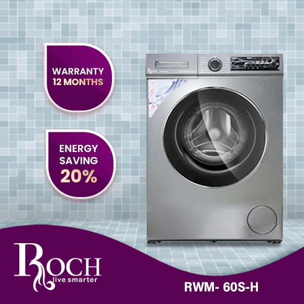 Roch 6kg Washing Machine Front loader Automatic