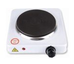 Single Solid Electric Hotplate - White