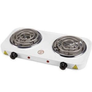 Hotplate Double Electric Coil - White