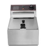GlobalStar Deep Fryer 6 Litres Commercial Stainless Steel