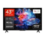 TCL Tv 43-Inch Smart Android Full HD, Metallic Design, Frameless Design