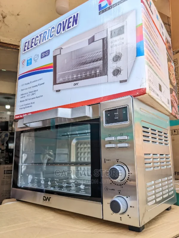 Digiwave Electric Oven 50L Capacity - Silver - Image 4