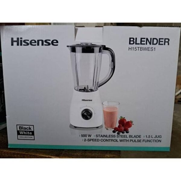 Hisense 1.5 Liters Blender 500W 2 jar blender 3 Years Warranty