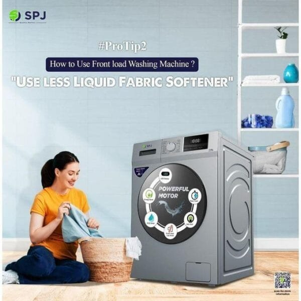 SPJ Washing Machine 12Kg Automatic Front Load