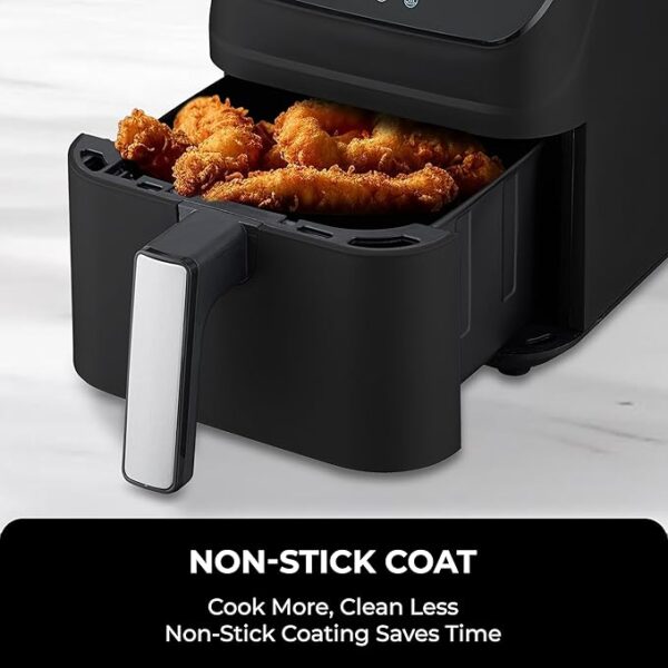 SPJ 6L Oil Free Fryer 1200w -Touch Screen - 7 Cooking Presets - Timer - Image 6