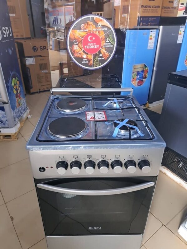 SPJ 60 X 60cm 2 Gas Burner + 2 Electric Plate Premium Cooker With Electric Oven (made in Turkey) - Image 4