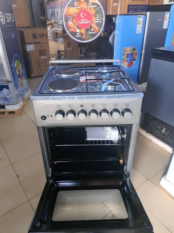 SPJ 60 X 60cm 2 Gas Burner + 2 Electric Plate Premium Cooker With Electric Oven (made in Turkey)