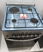 SPJ 60 X 60cm 3 Gas Burner + 1 Electric Plate Cooker With Electric Oven (Made In Turkey) - Image 2