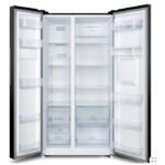 Chiq 730 Liters Side By Side Door Refrigerator With Water Dispenser CSS730NPIK3 Inox Silver(Grey)[3Yrs Wrnty]