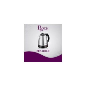 Roch 2 Litres Fast Boiling Percolator / Electric Kettle - Silver & Black
