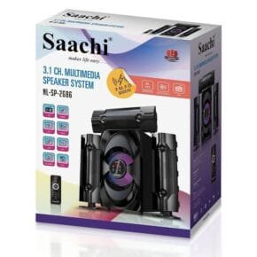 Saachi 3.1 CH 8000 Watts Home Audio System / Sub Woofer / Multimedia speaker - Black.