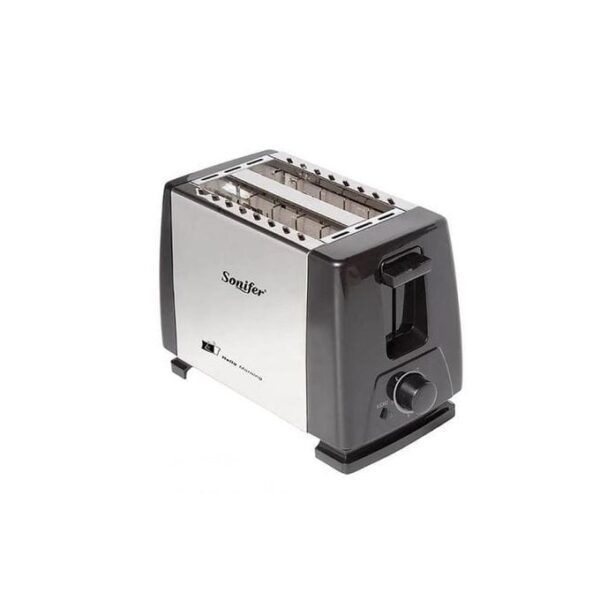 Sonifer 2 Slice Bread Toasters - Silver,Black