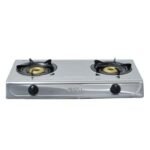 SPJ Double Gas Burner / Stove – Silver 1 Year Warranty