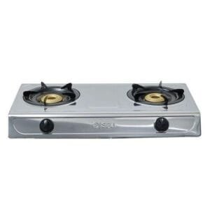 SPJ Double Gas Burner / Stove – Silver 1 Year Warranty